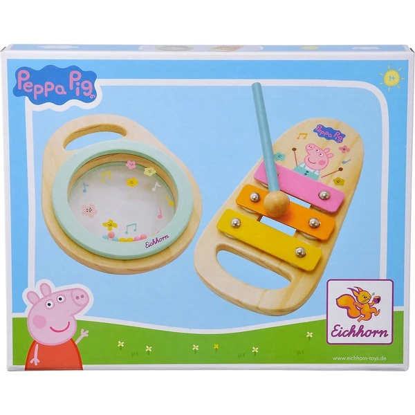 Eichhorn Peppa Pig Holz-Musikset, Musikinstrument 3 Eichhorn Peppa Pig Holz-Musikset, Musikinstrument - Image 3