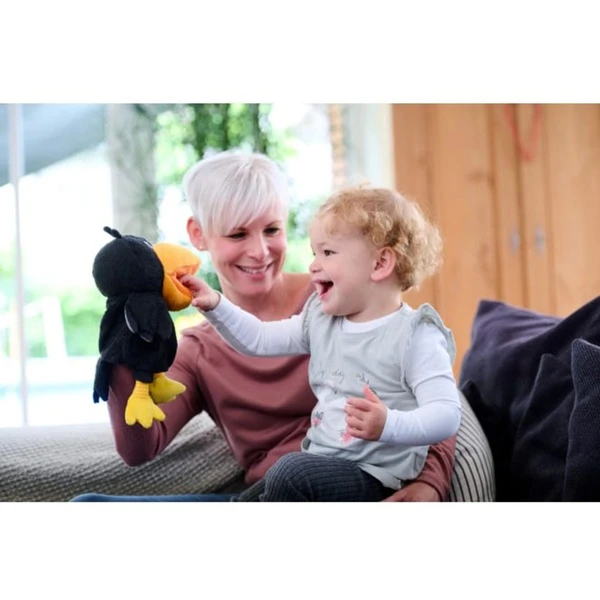 HABA Handpuppe Rabe Theo, Spielfigur 5 HABA Handpuppe Rabe Theo, Spielfigur - Image 5