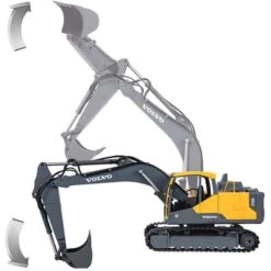 Jamara Bagger Volvo EC160E Metal, RC 24 Jamara Bagger Volvo EC160E Metal, RC -Spielzeug Verkauf Jamara Bagger Volvo EC160E Metal RC@@1829106 9