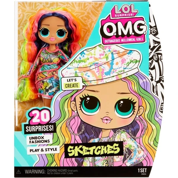 MGA Entertainment L.O.L. Surprise OMG Core Series 6 - Sketches, Puppe 1 MGA Entertainment L.O.L. Surprise OMG Core Series 6 - Sketches, Puppe