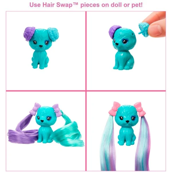 Mattel Barbie Color Reveal Glitzer! Haarwechsel Puppe Glitzerviolett Mit 25 Überraschungen 5 Mattel Barbie Color Reveal Glitzer! Haarwechsel Puppe Glitzerviolett Mit 25 Überraschungen - Image 5