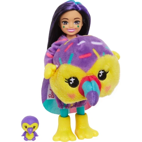 Mattel Barbie Cutie Reveal Chelsea Jungle Series - Tukan, Puppe 2 Mattel Barbie Cutie Reveal Chelsea Jungle Series - Tukan, Puppe - Image 2