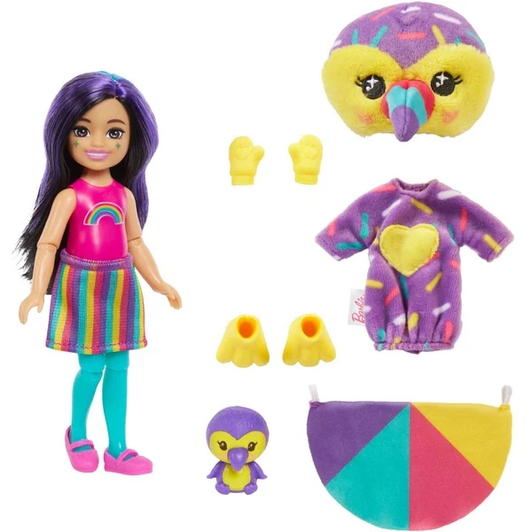 Mattel Barbie Cutie Reveal Chelsea Jungle Series - Tukan, Puppe 3 Mattel Barbie Cutie Reveal Chelsea Jungle Series - Tukan, Puppe - Image 3