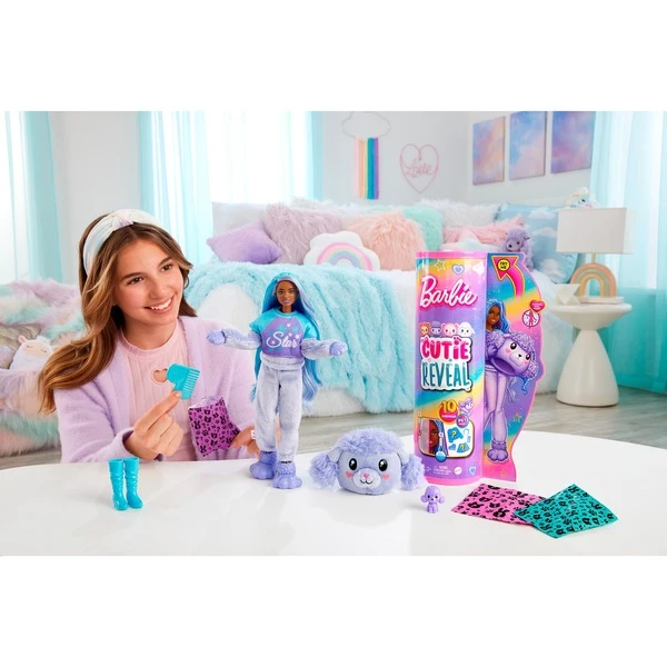 Mattel Barbie Cutie Reveal Cozy Cute Serie - Pudel, Puppe 7 Mattel Barbie Cutie Reveal Cozy Cute Serie - Pudel, Puppe - Image 7
