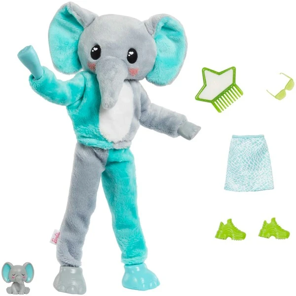 Mattel Barbie Cutie Reveal Dschungel Serie - Elefant, Puppe 4 Mattel Barbie Cutie Reveal Dschungel Serie - Elefant, Puppe - Image 4