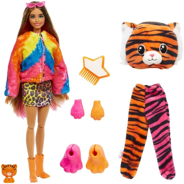 Mattel Barbie Cutie Reveal Dschungel Serie - Tiger, Puppe 2 Mattel Barbie Cutie Reveal Dschungel Serie - Tiger, Puppe - Image 2