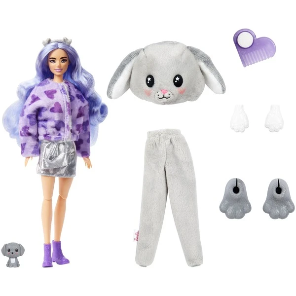 Mattel Barbie Cutie Reveal Puppe Mit Welpen-Plüschkostüm Und 10 Überraschungen 2 Mattel Barbie Cutie Reveal Puppe Mit Welpen-Plüschkostüm Und 10 Überraschungen - Image 2