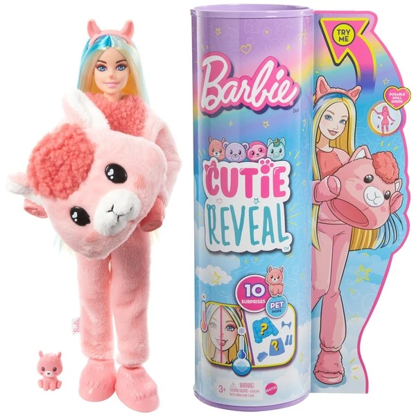 Mattel Barbie Cutie Reveal Traumland Fantasie Puppe Lama Und 10 Überraschungen 6 Mattel Barbie Cutie Reveal Traumland Fantasie Puppe Lama Und 10 Überraschungen - Image 6