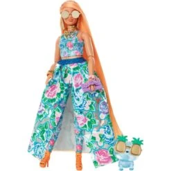Mattel Barbie Extra Fancy Puppe Im Blauen Kleid Mit Blumenmuster 9 Mattel Barbie Extra Fancy Puppe Im Blauen Kleid Mit Blumenmuster -Spielzeug Verkauf Mattel Barbie Extra Fancy Puppe im blauen Kleid mit Blumenmuster@@1846571 3