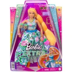 Mattel Barbie Extra Fancy Puppe Im Blauen Kleid Mit Blumenmuster 11 Mattel Barbie Extra Fancy Puppe Im Blauen Kleid Mit Blumenmuster -Spielzeug Verkauf Mattel Barbie Extra Fancy Puppe im blauen Kleid mit Blumenmuster@@1846571 5