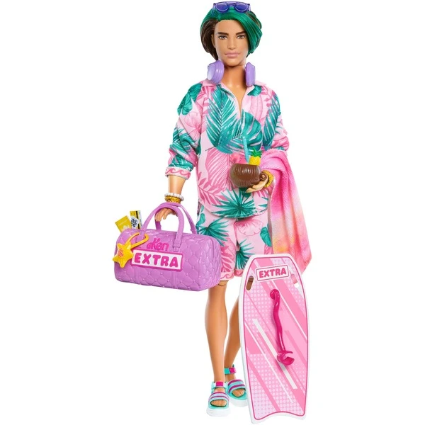 Mattel Barbie Extra Fly - Ken-Puppe Mit Strandmode 2 Mattel Barbie Extra Fly - Ken-Puppe Mit Strandmode - Image 2
