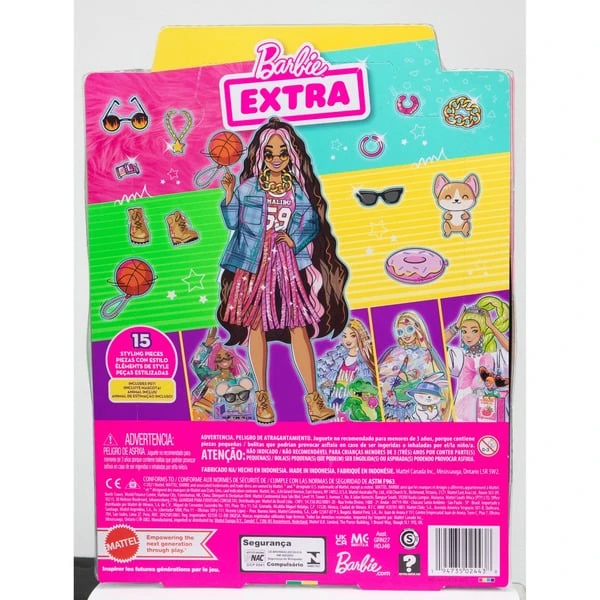 Mattel Barbie Extra Puppe Basketball-Look 9 Mattel Barbie Extra Puppe Basketball-Look - Image 9