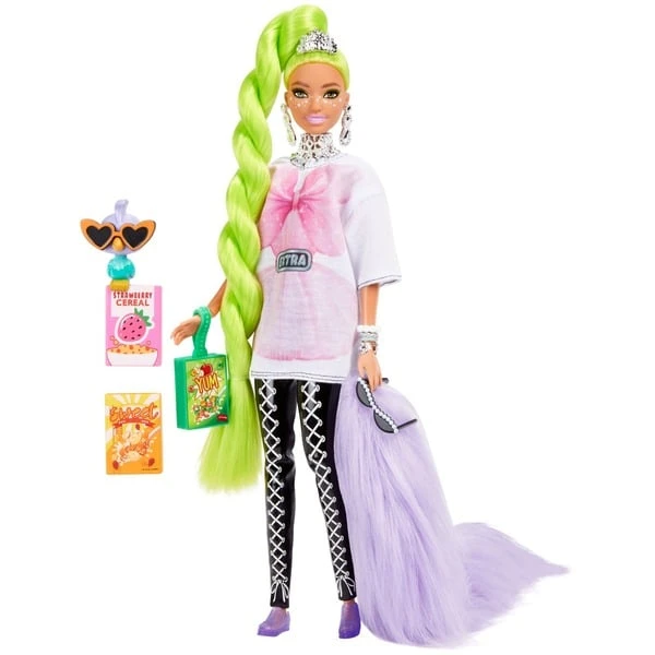 Mattel Barbie Extra Puppe Neongrünes Haar 1 Mattel Barbie Extra Puppe Neongrünes Haar