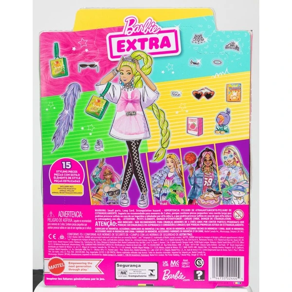 Mattel Barbie Extra Puppe Neongrünes Haar 9 Mattel Barbie Extra Puppe Neongrünes Haar - Image 9