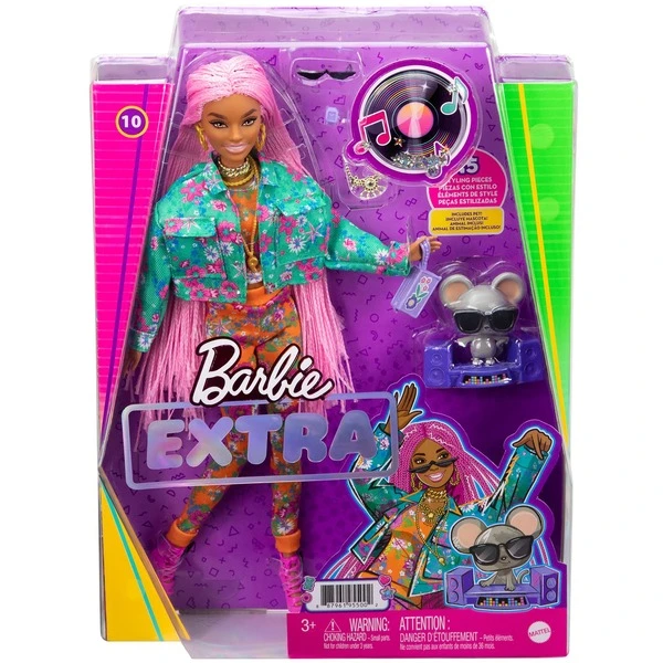 Mattel Barbie Extra Puppe Mit Pinken Flechtzöpfen 7 Mattel Barbie Extra Puppe Mit Pinken Flechtzöpfen - Image 7