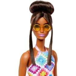 Mattel Barbie Fashionistas-Puppe Mit Dutt Und Gehäkeltem Kleid 11 Mattel Barbie Fashionistas-Puppe Mit Dutt Und Gehäkeltem Kleid -Spielzeug Verkauf Mattel Barbie Fashionistas Puppe mit Dutt und geh keltem Kleid@@1919155 5