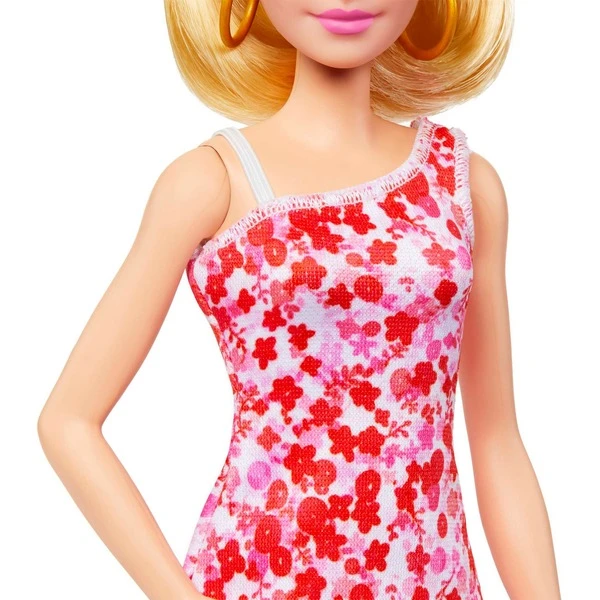 Mattel Barbie Fashionistas-Puppe Mit Blondem Pferdeschwanz Und Blumenkleid 3 Mattel Barbie Fashionistas-Puppe Mit Blondem Pferdeschwanz Und Blumenkleid - Image 3