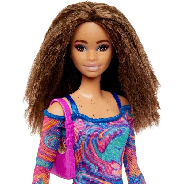 Mattel Barbie Fashionistas-Puppe Mit Gekrepptem Haar Und Sommersprossen 3 Mattel Barbie Fashionistas-Puppe Mit Gekrepptem Haar Und Sommersprossen - Image 3
