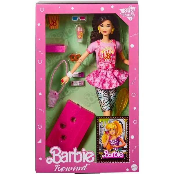 Mattel Barbie Rewind 80er Retro-Serie - Filmabend-Puppe 2 Mattel Barbie Rewind 80er Retro-Serie - Filmabend-Puppe - Image 2