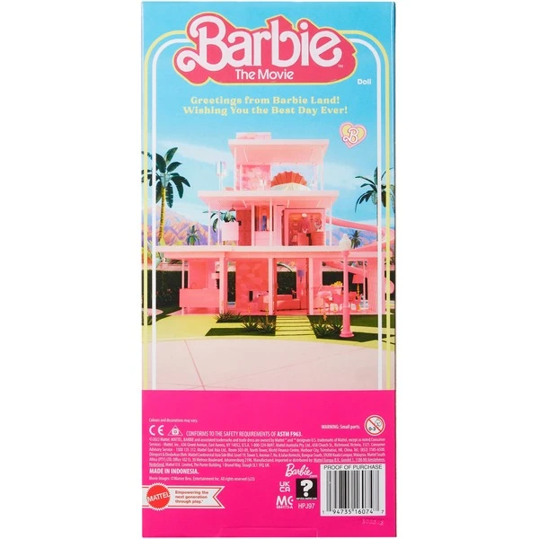 Mattel Barbie Signature The Movie - Ken Puppe Mit Gestreiftem Strand-Outfit In Pastellrosa Und Grün, Spielfigur 6 Mattel Barbie Signature The Movie - Ken Puppe Mit Gestreiftem Strand-Outfit In Pastellrosa Und Grün, Spielfigur - Image 6