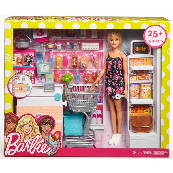 Mattel Barbie Supermarkt Und Puppe 8 Mattel Barbie Supermarkt Und Puppe - Image 8