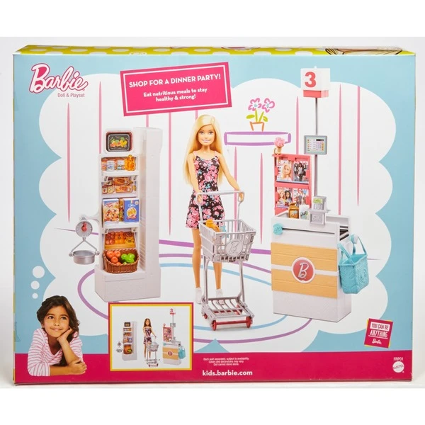 Mattel Barbie Supermarkt Und Puppe 10 Mattel Barbie Supermarkt Und Puppe - Image 10