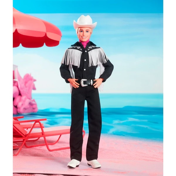 Mattel Barbie The Movie - Ken-Sammelpuppe Mit Schwarzem Cowboy-Outfit 2 Mattel Barbie The Movie - Ken-Sammelpuppe Mit Schwarzem Cowboy-Outfit - Image 2