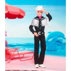 Mattel Barbie The Movie - Ken-Sammelpuppe Mit Schwarzem Cowboy-Outfit 8 Mattel Barbie The Movie - Ken-Sammelpuppe Mit Schwarzem Cowboy-Outfit -Spielzeug Verkauf Mattel Barbie The Movie Ken Sammelpuppe mit schwarzem Cowboy Outfit@@1919789 2