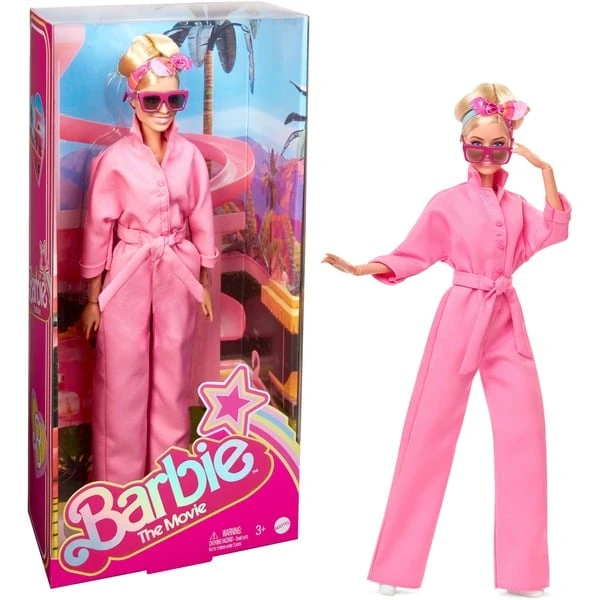 Mattel Barbie The Movie - Margot Robbie Als Barbie: Puppe Im Rosa Jumpsuit 1 Mattel Barbie The Movie - Margot Robbie Als Barbie: Puppe Im Rosa Jumpsuit