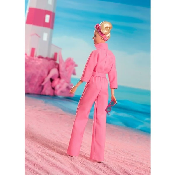 Mattel Barbie The Movie - Margot Robbie Als Barbie: Puppe Im Rosa Jumpsuit 4 Mattel Barbie The Movie - Margot Robbie Als Barbie: Puppe Im Rosa Jumpsuit - Image 4