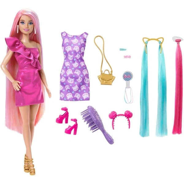 Mattel Barbie Totally Hair Puppe Mit Katzenoutfit 1 Mattel Barbie Totally Hair Puppe Mit Katzenoutfit