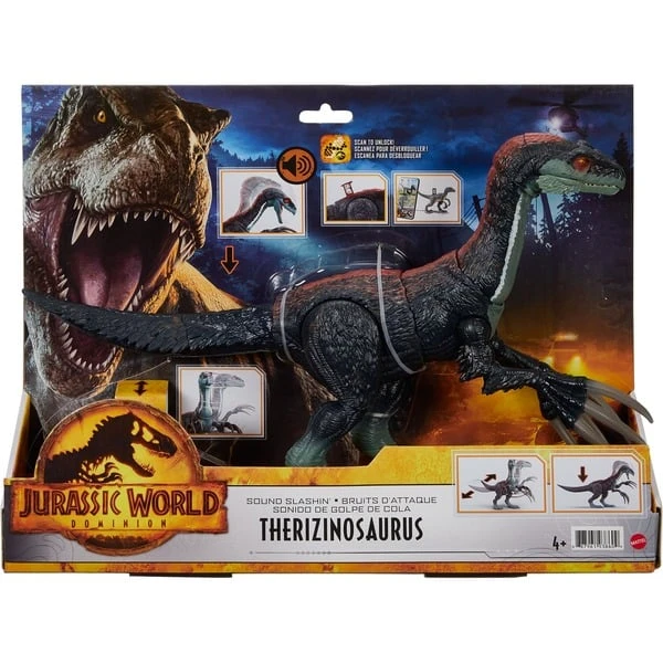Mattel Jurassic World Sound Slashin' Therizinosaurus, Spielfigur 6 Mattel Jurassic World Sound Slashin' Therizinosaurus, Spielfigur - Image 6