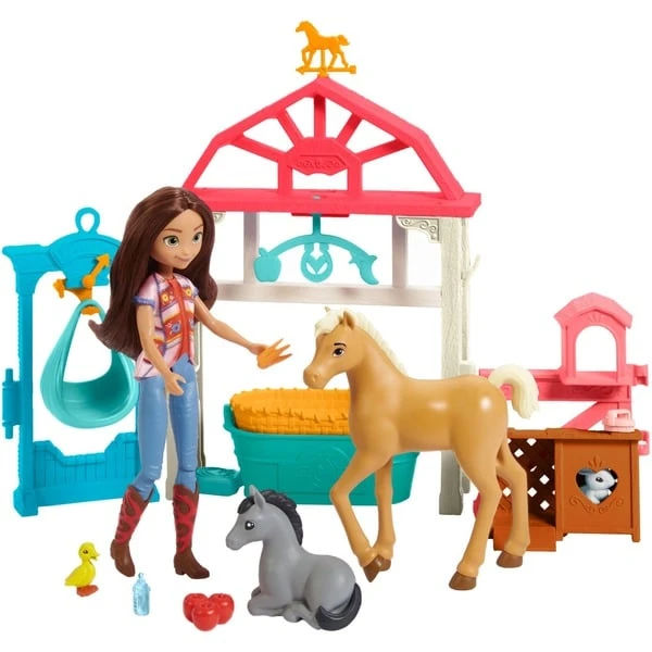 Mattel Spirit Luckys Tierbaby-Pflegestation Mit Pony & Fohlen, Puppe 1 Mattel Spirit Luckys Tierbaby-Pflegestation Mit Pony & Fohlen, Puppe