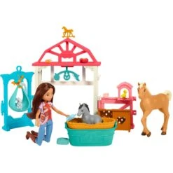 Spielzeug Verkauf -Spielzeug Verkauf Mattel Spirit Luckys Tierbaby Pflegestation mit Pony Fohlen Puppe@@1807754 1