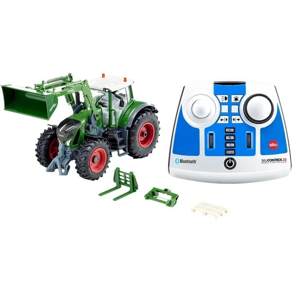 SIKU CONTROL32 Fendt 933 Vario Mit Frontlader Und Bluetooth-Fernsteuermodul, RC