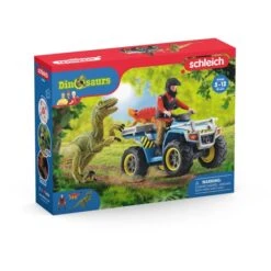 Schleich Dinosaurs Flucht Auf Quad Vor Velociraptor, Spielfigur -Spielzeug Verkauf Schleich Dinosaurs Flucht auf Quad vor Velociraptor Spielfigur@@1832494 5