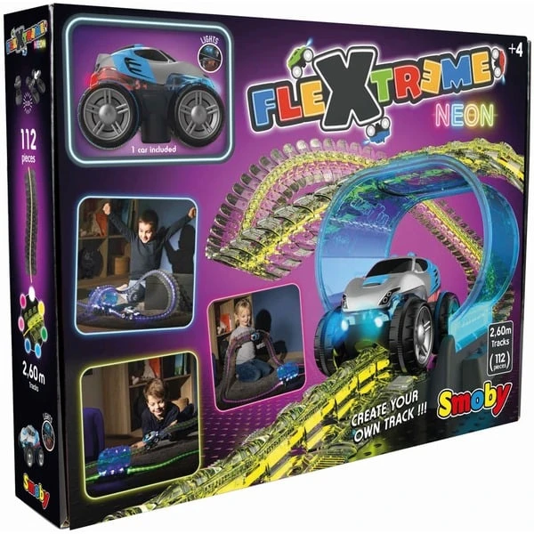 Smoby FleXtreme Neon Set, Rennbahn 1 Smoby FleXtreme Neon Set, Rennbahn