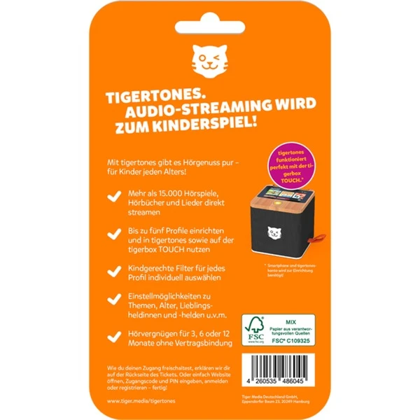 Tigermedia Tigerticket 6 Monate, Hörbuch 2 Tigermedia Tigerticket 6 Monate, Hörbuch - Image 2